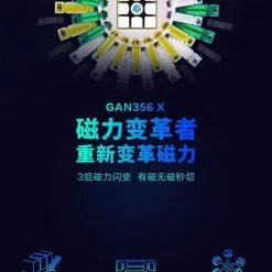 GAN 356 X V2 Speed Cube Magnetisch - 3x3 Kubus - Draai Puzzel - Inclusief Verzendkosten -Kinderspellen Verkoopwinkel 461x840