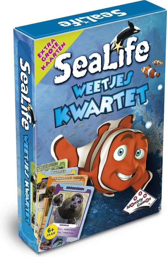 Identity Games Sealife Weetjeskwartet Special Edition 1 Identity Games Sealife Weetjeskwartet Special Edition