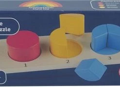 Playtive Geometrische Puzzle - Montessori Speelgoed - Cirkel Vormen - 11 Delig