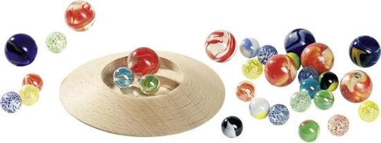 Goki Knikkerspel: Knikkerbord 31-delig 5 Goki Knikkerspel: Knikkerbord 31-delig - Afbeelding 5