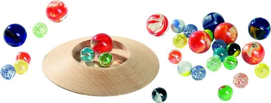 Goki Knikkerspel: Knikkerbord 31-delig 1 Goki Knikkerspel: Knikkerbord 31-delig