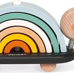 Janod Sweet Cocoon - Schildpad Regenboog -Kinderspellen Verkoopwinkel 550x241