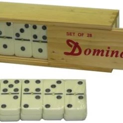 Engelhart Longfield Games Domino Dubbel 6 Groot In Kist -Kinderspellen Verkoopwinkel 550x259