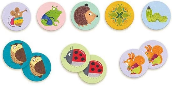 Djeco Memory Dieren +3jr 2 Djeco Memory Dieren +3jr - Afbeelding 2
