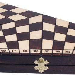 Raindroptime.com Drie Spelers Schaakbord Met Schaakstukken Medium (Trichess)