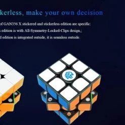 GAN 356 X V2 Speed Cube Magnetisch - 3x3 Kubus - Draai Puzzel - Inclusief Verzendkosten -Kinderspellen Verkoopwinkel 550x298