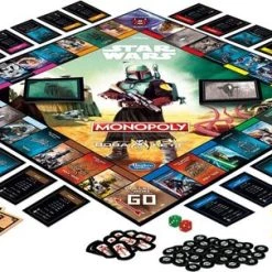 Hasbro Star Wars Board Game Monopoly Boba Fett Edition *English Version* -Kinderspellen Verkoopwinkel 550x303 1