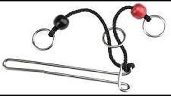 Professor Puzzle Fantastic Wire Puzzel Geduldspel. 2 Professor Puzzle Fantastic Wire Puzzel Geduldspel. - Afbeelding 2