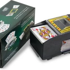 In Round Kaartschudmachine 2 Stuks Met Speelkaarten En Batterijen Kaartenschudmachine Kaartschudder Automatisch Automatische Kaartenschudder Elektrisch / Elektrische Schudmachine Card Shuffler Poker Voor Speelkaarten -Kinderspellen Verkoopwinkel 550x312 3