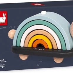 Janod Sweet Cocoon - Schildpad Regenboog -Kinderspellen Verkoopwinkel 550x315 3