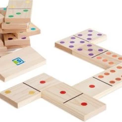 BS Toys Domino - Gekleurd - Extra Groot