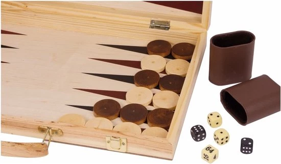 Small Foot Company Small Foot Schaakspel En Backgammon Koffer 52 X 45 X 3 Cm 3 Small Foot Company Small Foot Schaakspel En Backgammon Koffer 52 X 45 X 3 Cm - Afbeelding 3