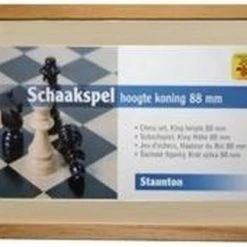Longfield CHESSMEN ASHWOOD BLACK/NATURAL - KING 88 MM 7 Longfield CHESSMEN ASHWOOD BLACK/NATURAL - KING 88 MM -Kinderspellen Verkoopwinkel 550x324