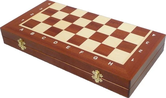 Chess The Game - Vintage Schaakspel - Klassiek Schaakbord Met Kersenhouten Schaakstukken - Eyecatcher! 4 Chess The Game - Vintage Schaakspel - Klassiek Schaakbord Met Kersenhouten Schaakstukken - Eyecatcher! - Afbeelding 4
