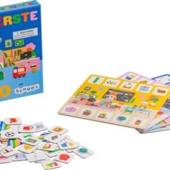 Merkloos Mijn Eerste Bingo Op School -Kinderspellen Verkoopwinkel 550x326 4
