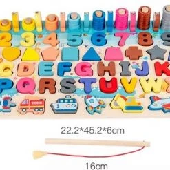 ProBits ? ProBits - 3D Voorschoolse Kinderen Educatief Speelgoed Houten Montessori Puzzel Rekenkundige Magnetische Vissen Digitale Vorm Bijpassende Bouwsteen Speelgoed -Kinderspellen Verkoopwinkel 550x328 3