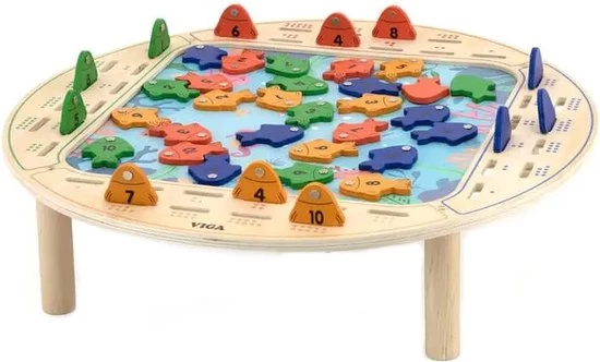Vigatoys Viga Toys Visspel Junior 45 X 11 Cm Hout 45-delig 10 Vigatoys Viga Toys Visspel Junior 45 X 11 Cm Hout 45-delig - Afbeelding 10
