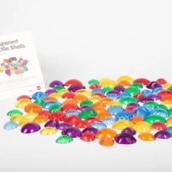Edx TickiT - Doorzichtig Gekleurde Sensorische Schelpen (108 Stuks) -Kinderspellen Verkoopwinkel 550x352