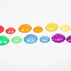 Edx TickiT - Doorzichtig Gekleurde Sensorische Schelpen (108 Stuks) -Kinderspellen Verkoopwinkel 550x353