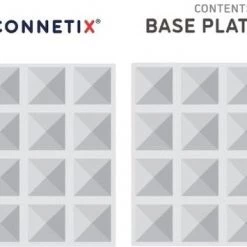 Connetix Tiles Connetix - 2 Clear Basisplaten 30 X 30 Cm - Magnetisch Constructiespeelgoed -Kinderspellen Verkoopwinkel 550x355 4