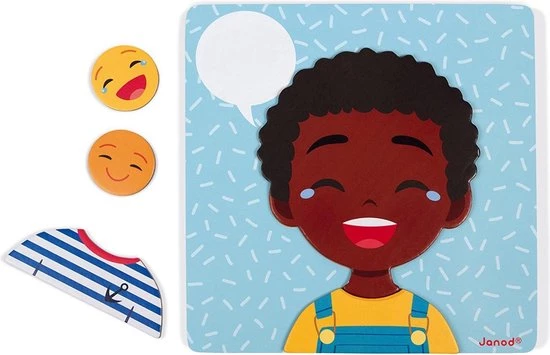 Janod Spel - Magnetische Emoties 2 Janod Spel - Magnetische Emoties - Afbeelding 2