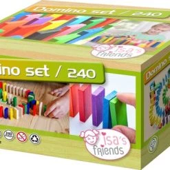 Isa's Friends Domino Stenen Set Hout 240pcs - XL Dominoset Incl. 4 Elementen -Kinderspellen Verkoopwinkel 550x359 2
