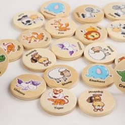 Wooden Toys Houten Memory Spel - 20 Delig - Memory Spelletjes Vanaf 3 Jaar - Houten Speelgoed - Schoencadeautjes Voor Kinderen - Zeedieren -Kinderspellen Verkoopwinkel 550x363 6