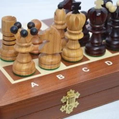 Chess The Game - Vintage Schaakspel - Klassiek Schaakbord Met Kersenhouten Schaakstukken - Eyecatcher! 19 Chess The Game - Vintage Schaakspel - Klassiek Schaakbord Met Kersenhouten Schaakstukken - Eyecatcher! -Kinderspellen Verkoopwinkel 550x364 1