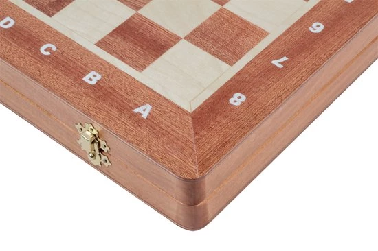 Chess The Game - Vintage Schaakspel - Klassiek Schaakbord Met Kersenhouten Schaakstukken - Eyecatcher! 11 Chess The Game - Vintage Schaakspel - Klassiek Schaakbord Met Kersenhouten Schaakstukken - Eyecatcher! - Afbeelding 11