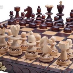 Sunrise SMALL PEARL - Schaakbord Met Schaakstukken Schaakspel -290x145x50 Mm -Kinderspellen Verkoopwinkel 550x366 79