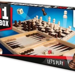 Clown Games - 3-In-1 Spellendoos - Hout -Kinderspellen Verkoopwinkel 550x371 2