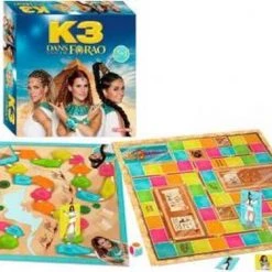 K3 Bordspel-Dans Van De Farao-2 Spellen (Het Dobbelmuseum/De Piramide) -Kinderspellen Verkoopwinkel 550x376 2