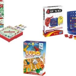 Hasbro Gaming Monopoly, Mens Erger Je Niet & Vier Op Een Rij Spellenpakket - Voordeelset -