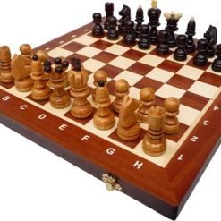 Chess The Game - Vintage Schaakspel - Klassiek Schaakbord Met Kersenhouten Schaakstukken - Eyecatcher! 20 Chess The Game - Vintage Schaakspel - Klassiek Schaakbord Met Kersenhouten Schaakstukken - Eyecatcher! -Kinderspellen Verkoopwinkel 550x387