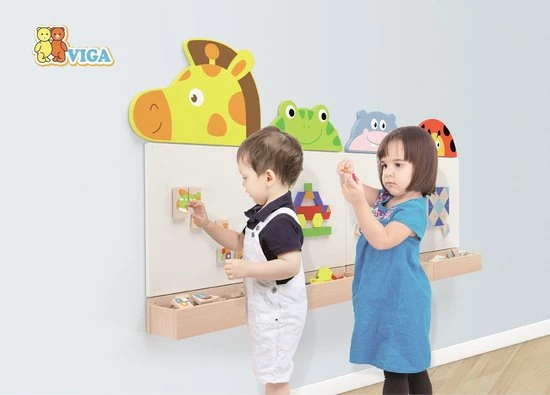 Vigatoys Magnetisch Mozaiek 102-dlg. 2 Vigatoys Magnetisch Mozaiek 102-dlg. - Afbeelding 2