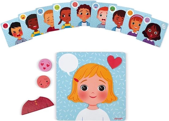 Janod Spel - Magnetische Emoties 11 Janod Spel - Magnetische Emoties - Afbeelding 11