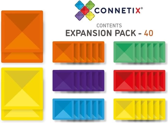 Connetix Tiles Connetix - Mega Pack 212 Stuks - Magnetisch Constructiespeelgoed 16 Connetix Tiles Connetix - Mega Pack 212 Stuks - Magnetisch Constructiespeelgoed - Afbeelding 16