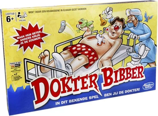 Hasbro Gaming Dokter Bibber - Kinderspel 19 Hasbro Gaming Dokter Bibber - Kinderspel - Afbeelding 19