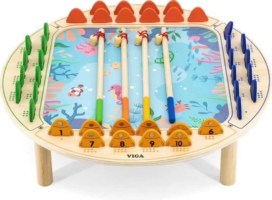 Vigatoys Viga Toys Visspel Junior 45 X 11 Cm Hout 45-delig 3 Vigatoys Viga Toys Visspel Junior 45 X 11 Cm Hout 45-delig - Afbeelding 3