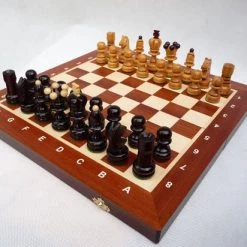 Chess The Game - Vintage Schaakspel - Klassiek Schaakbord Met Kersenhouten Schaakstukken - Eyecatcher! 16 Chess The Game - Vintage Schaakspel - Klassiek Schaakbord Met Kersenhouten Schaakstukken - Eyecatcher! -Kinderspellen Verkoopwinkel 550x412 7