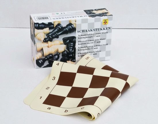 Raindroptime.com Schaakspel: Houten Nummer 3 Schaakstukken Met Siliconen Opvouw Schaakbord (ideaal Voor Op Reis) 2 Raindroptime.com Schaakspel: Houten Nummer 3 Schaakstukken Met Siliconen Opvouw Schaakbord (ideaal Voor Op Reis) - Afbeelding 2