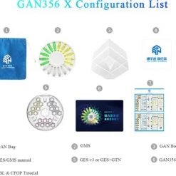 GAN 356 X V2 Speed Cube Magnetisch - 3x3 Kubus - Draai Puzzel - Inclusief Verzendkosten -Kinderspellen Verkoopwinkel 550x436 3