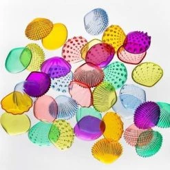 Edx TickiT - Doorzichtig Gekleurde Sensorische Schelpen (108 Stuks) -Kinderspellen Verkoopwinkel 550x438