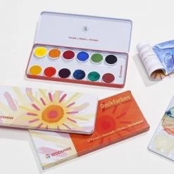 Stockmar Plakkaatverfset 12 Kleuren (EN-NL-IT)