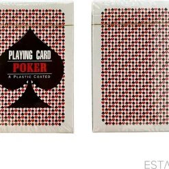 ESTARK Luxe Speelkaarten - 2 Sets - Plastic Coating - Poker Kaarten - Kaartspel - Spelkaarten - Spel Kaart - 2 X 56 - Gezelschapsspel - Spelen - Playing Cards - Cijfer In Alle 4 De Hoeken - 2 STUKS -Kinderspellen Verkoopwinkel 550x469 5