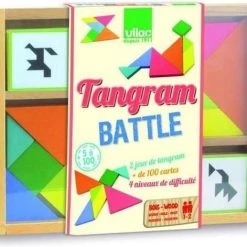 Vilac Tangram - Tangram The Battle - Denkspel - Hout - Kleur - Dubbele Set -Kinderspellen Verkoopwinkel 550x471 1