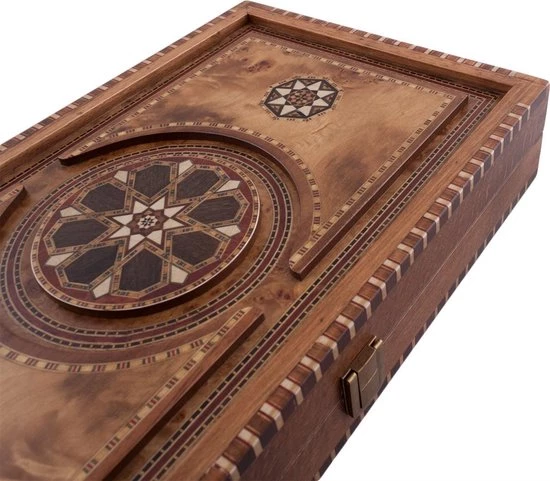 Helena Wood Art Backgammon - Tavla - Handgemaakt - Hout - Luxe Uitgave - Inclusief Tas - 52 X 30 X 8,5 Cm 7 Helena Wood Art Backgammon - Tavla - Handgemaakt - Hout - Luxe Uitgave - Inclusief Tas - 52 X 30 X 8,5 Cm - Afbeelding 7