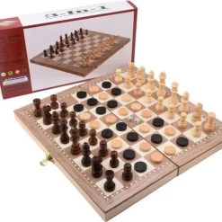Shagam 3-in-1 Bordspel - 29 Cm - Schaakbord - Dambord - Backgammon - Schaakspel - Schaakset - Schaken - Dammen - Met Schaakstukken - Chess - Hout - Opklapbaar 26 Shagam 3-in-1 Bordspel - 29 Cm - Schaakbord - Dambord - Backgammon - Schaakspel - Schaakset - Schaken - Dammen - Met Schaakstukken - Chess - Hout - Opklapbaar -Kinderspellen Verkoopwinkel 550x482