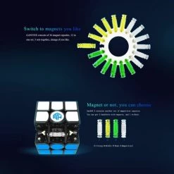 GAN 356 X V2 Speed Cube Magnetisch - 3x3 Kubus - Draai Puzzel - Inclusief Verzendkosten -Kinderspellen Verkoopwinkel 550x490 1