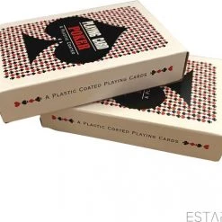 ESTARK Luxe Speelkaarten - 2 Sets - Plastic Coating - Poker Kaarten - Kaartspel - Spelkaarten - Spel Kaart - 2 X 56 - Gezelschapsspel - Spelen - Playing Cards - Cijfer In Alle 4 De Hoeken - 2 STUKS -Kinderspellen Verkoopwinkel 550x491 7